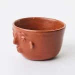 Taza sin asa con cara