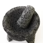 Molcajete de piedra volcánica