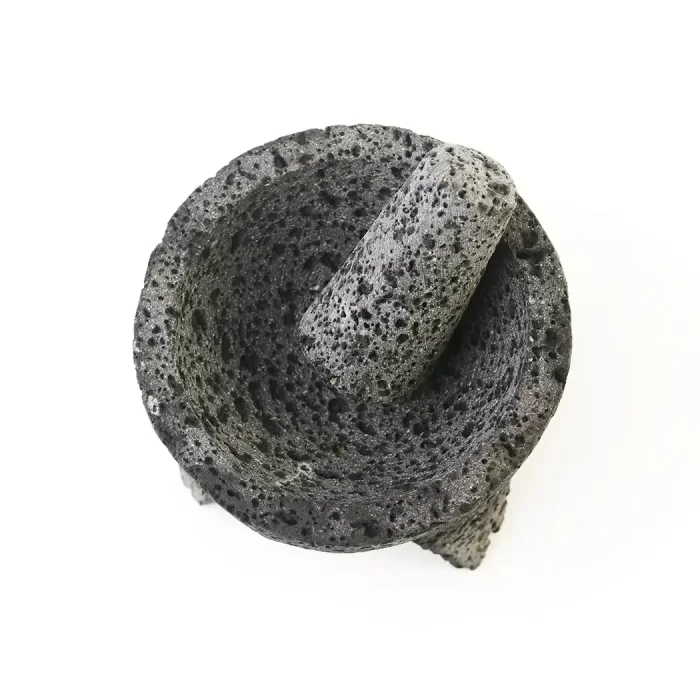 Volcanic stone molcajete