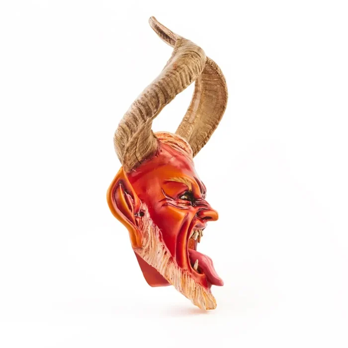 Wood Carved Devil Mask #2