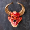 Wood Carved Devil Mask #2