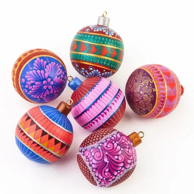 Esfera de navidad alebrije