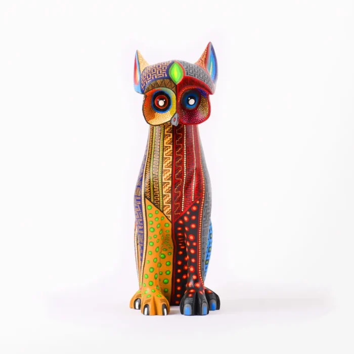 Alebrije fusión Perro-cabeza de búho