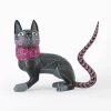 Xoloitzcuintle Alebrije Purple Marigold Necklace