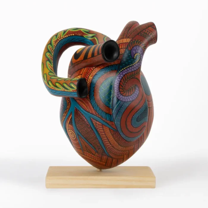 Alebrije Corazón Zapoteco con Base
