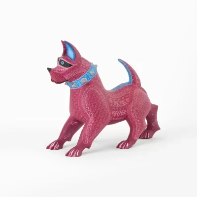 Alebrije Perro Boxer Rojo