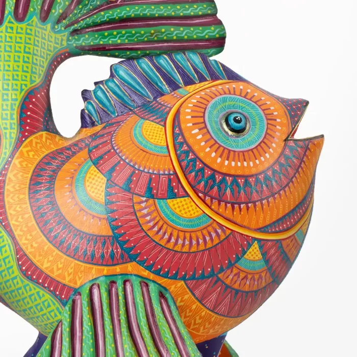 Alebrije Fish Orange / Green