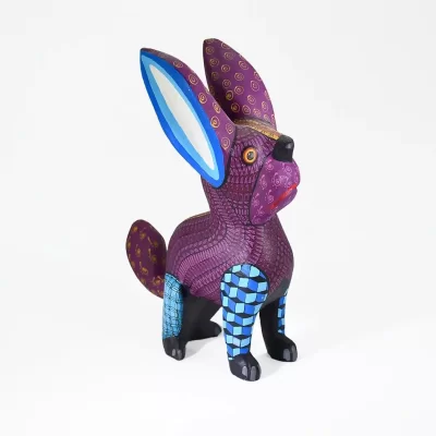 Alebrije de Perro morado
