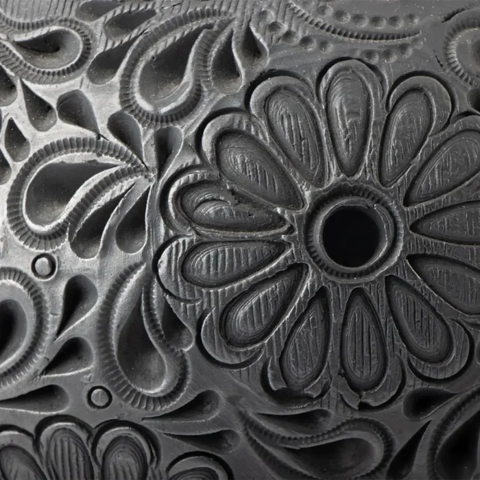 Cántaro Barro Negro Calado