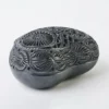 Big Openwork Heart |Black Clay