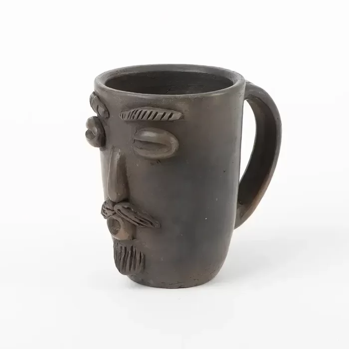 Smoked Mug with Face