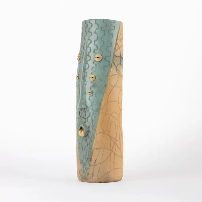 Large Natural Mud Cylinder