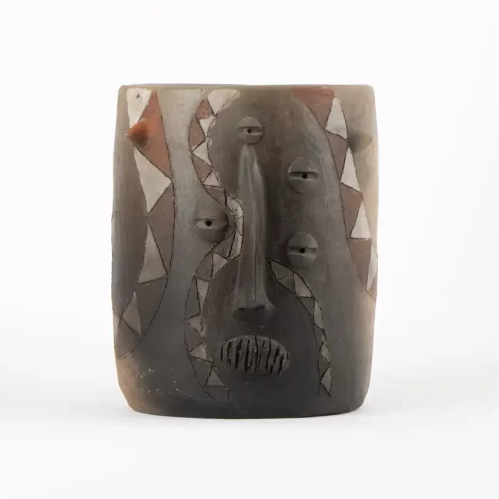 Medium Wide Natural Mud Cylinder