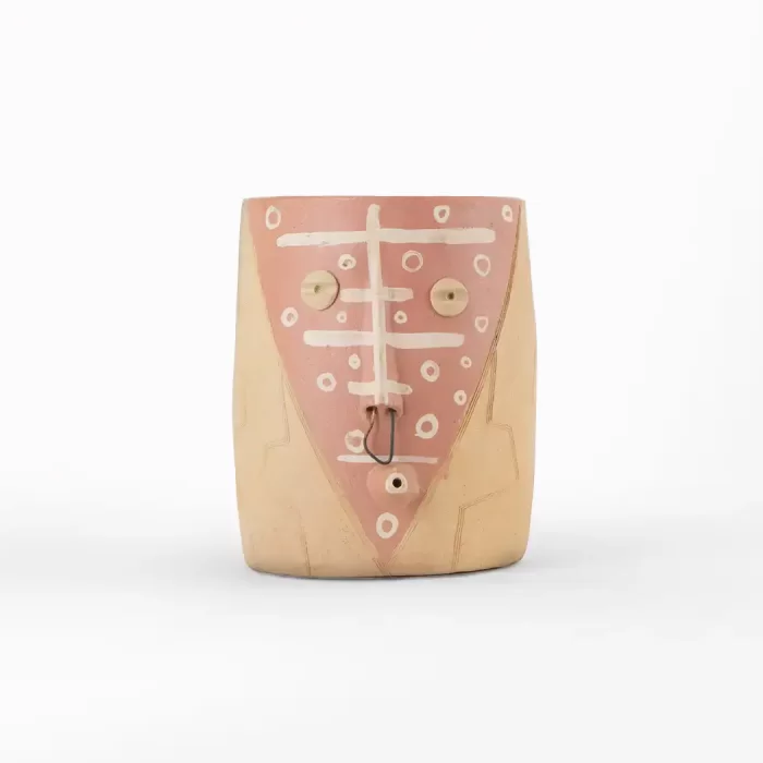 Medium Wide Natural Mud Cylinder