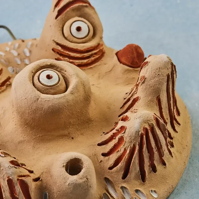 Natural clay mystical animals