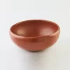 Large red clay bowl