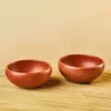 Small red clay bowl