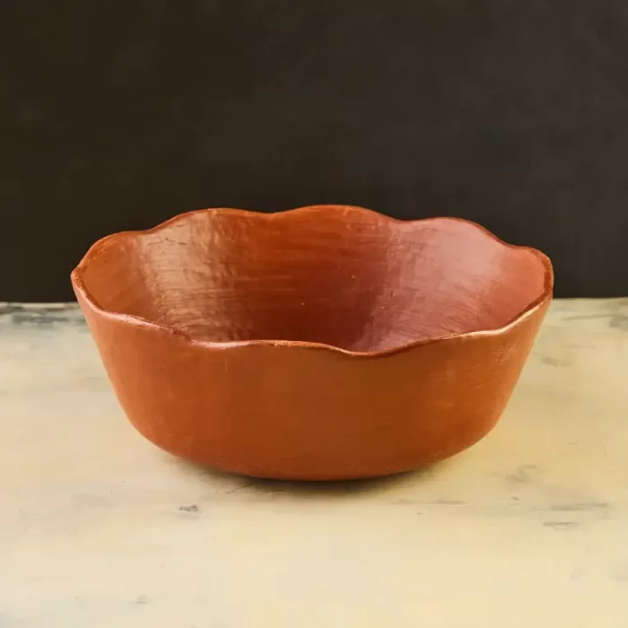 Red clay medium vessel