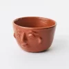 Mug without handle with face