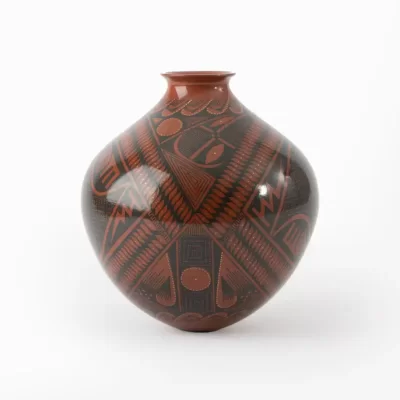 Mata Ortiz Red Vase