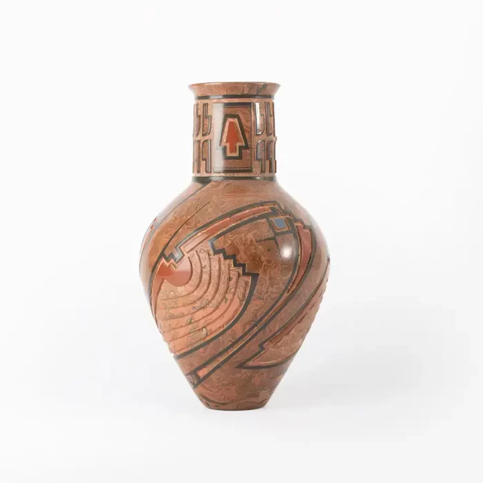 Florero Mata Ortíz Ocre