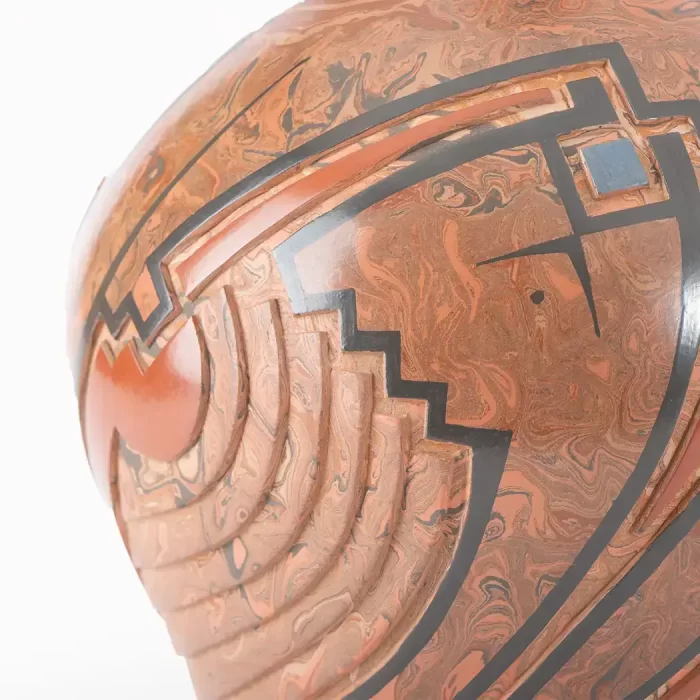 Florero Mata Ortíz Ocre