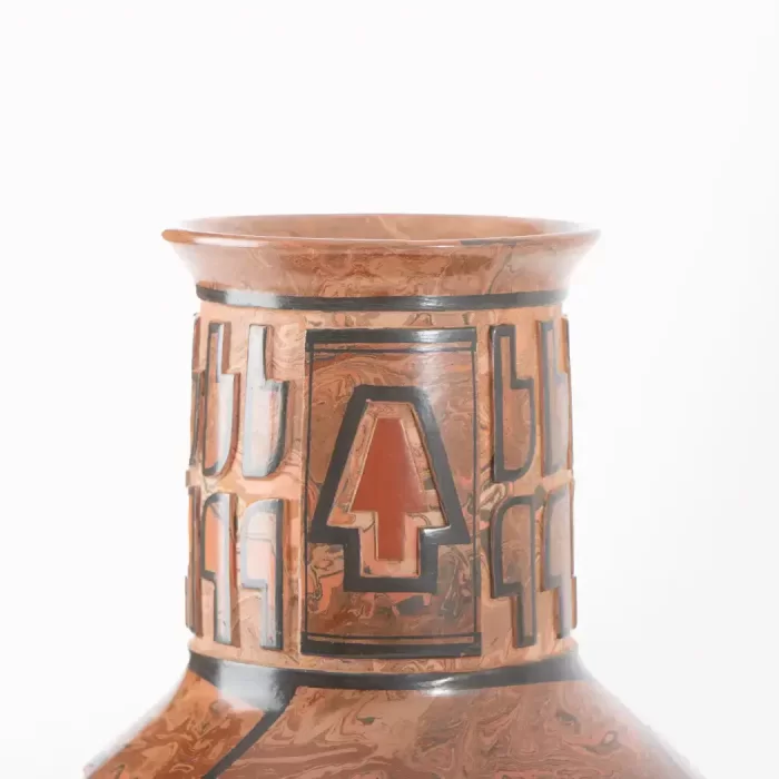 Florero Mata Ortíz Ocre