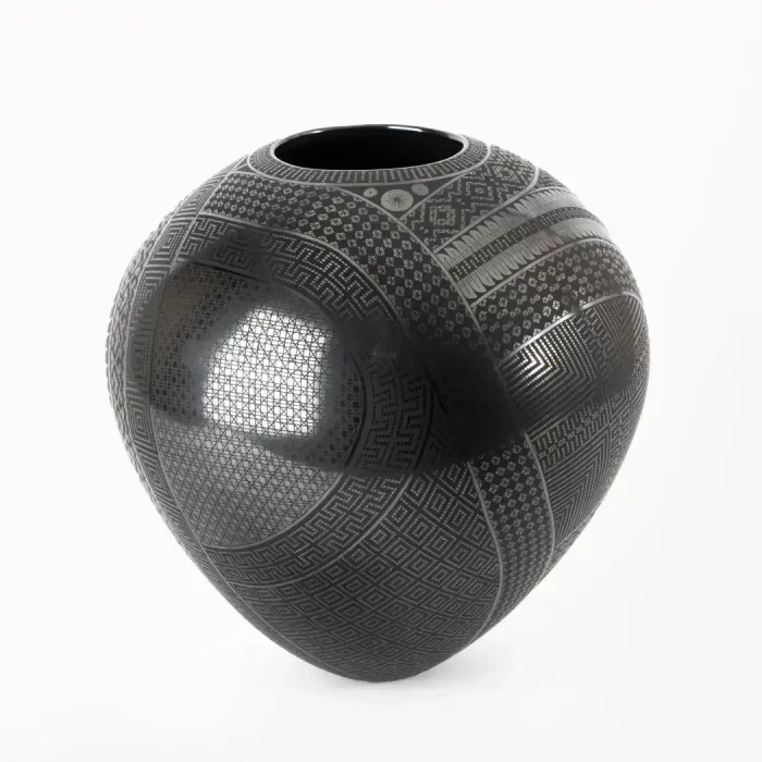 Mata Ortiz Black Mud Pot