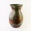 Green terracotta vase