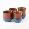 Clay Tableware for 4, Slips and Dyes