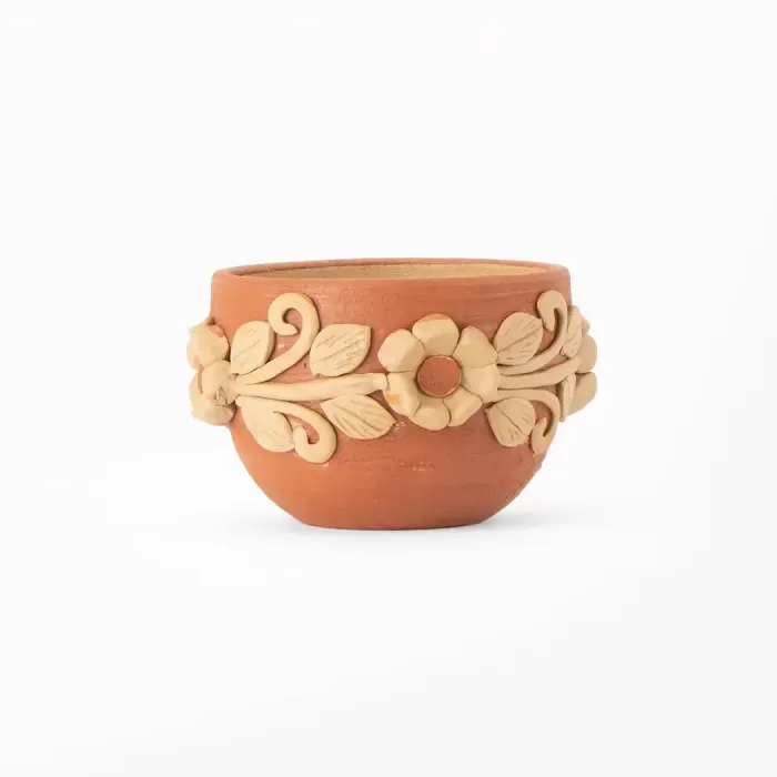 Pastillaje Bowl with Flowers
