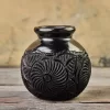 Mini Black Mud Pitcher - Unique Handmade Item