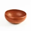 Midsize red clay bowl