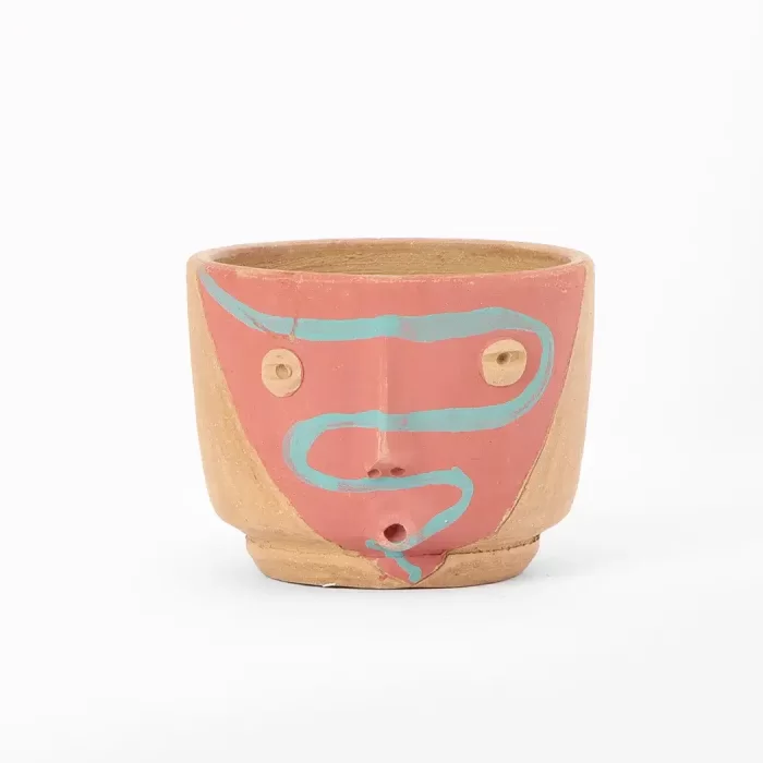 Vaso salsero de barrro natural