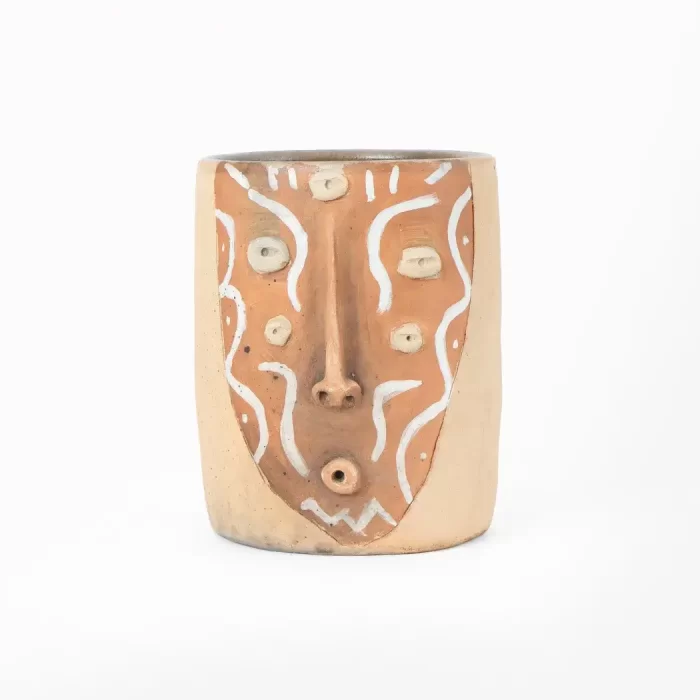 Medium Wide Natural Mud Cylinder