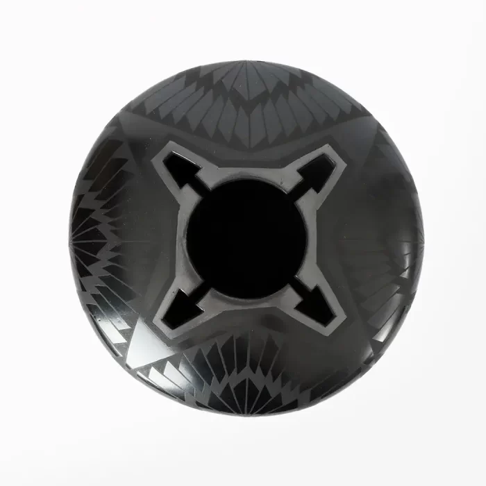 Portavela negro Mata Ortiz con diseño