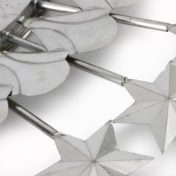 Mirror with tinplate stars 72 cm