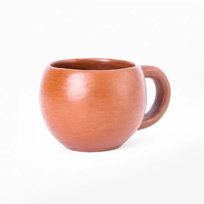 Red clay cup