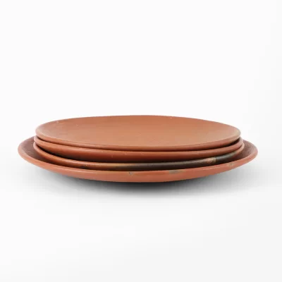 Medium red clay comal