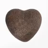 Large brown clay heart