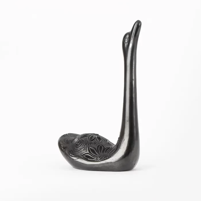 Black mud flamingo