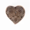 Brown heart jewelry box #4