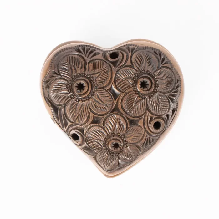 Brown heart jewelry box #4
