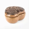 Brown heart jewelry box #4