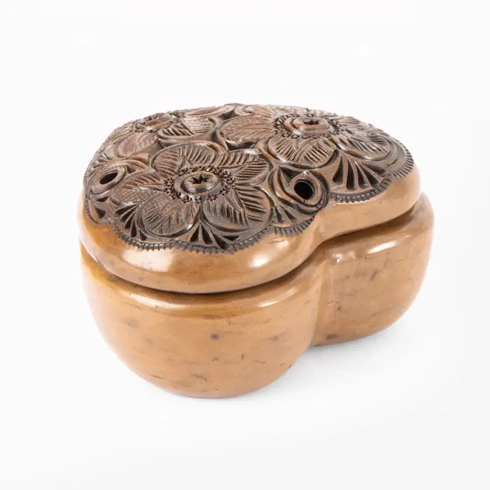 Brown heart jewelry box #4