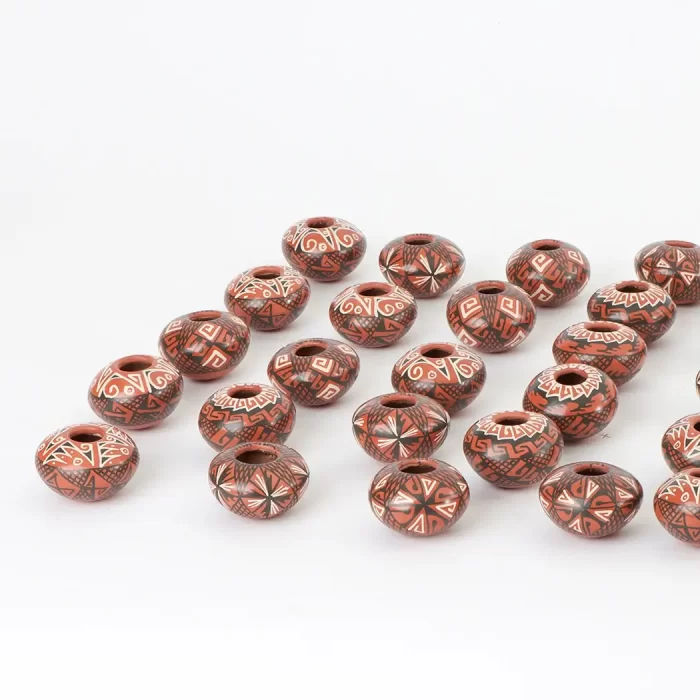 Portavela mini de cerámica Mata Ortiz