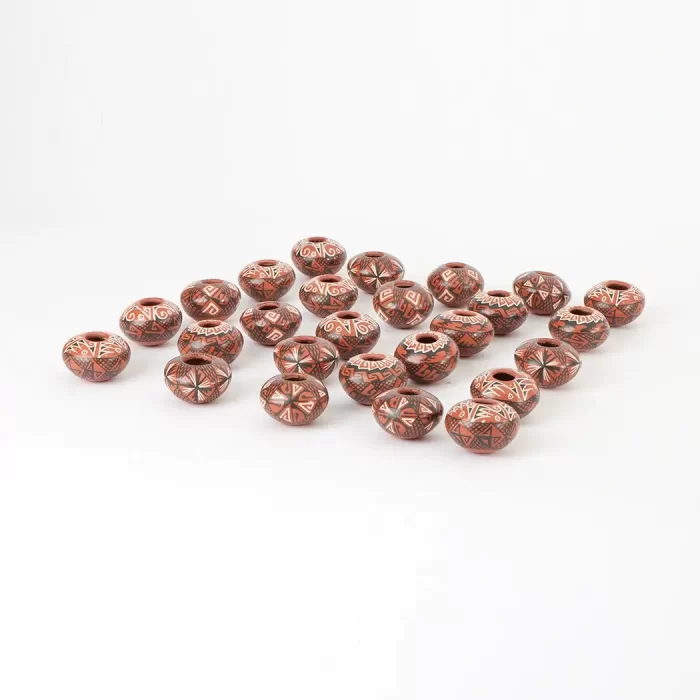 Portavela mini de cerámica Mata Ortiz