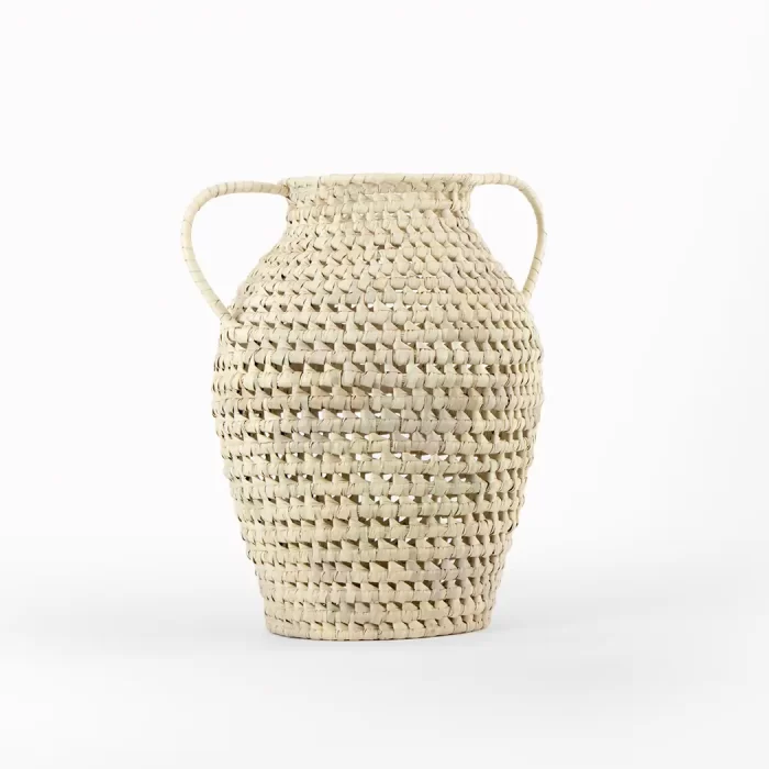 Palm vase with Mixtec knot