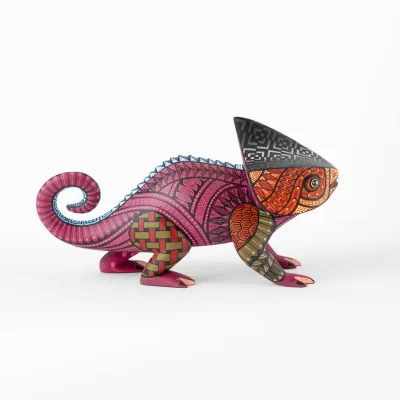 Alebrije Camaleón Malva