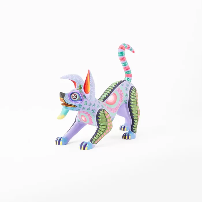 Alebrije Dante corriendo color lila